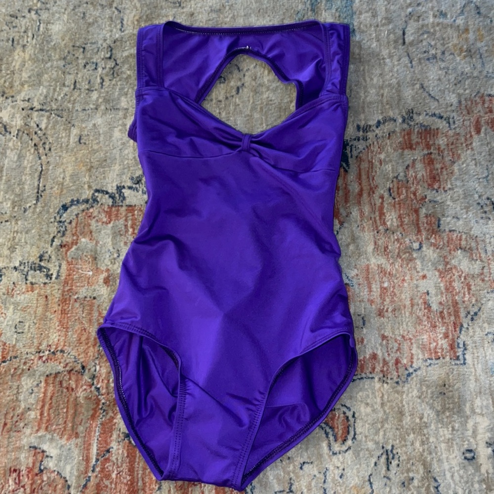 purple natalie leotard